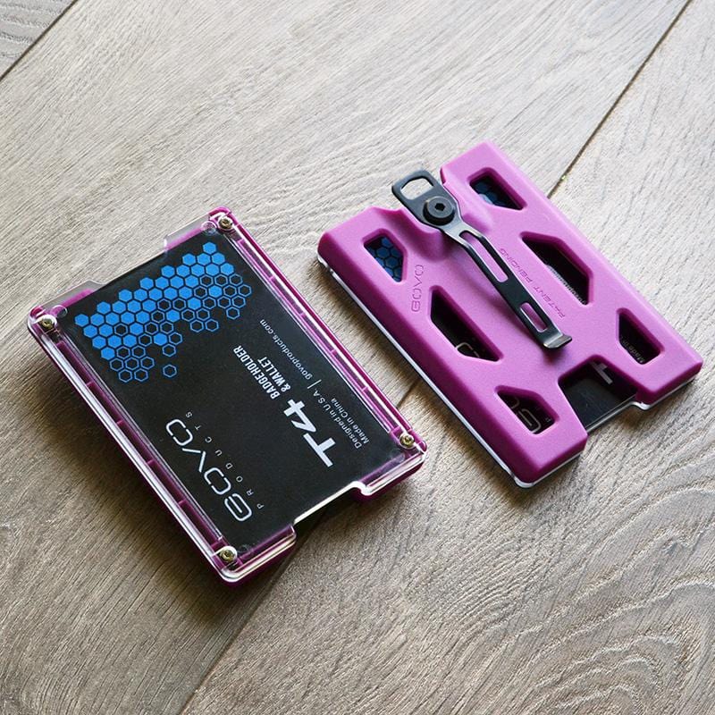 超耐用卡夾 - 紫