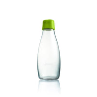 極輕、無毒、耐熱隨身玻璃水瓶(500ml) - 草綠Forest Green