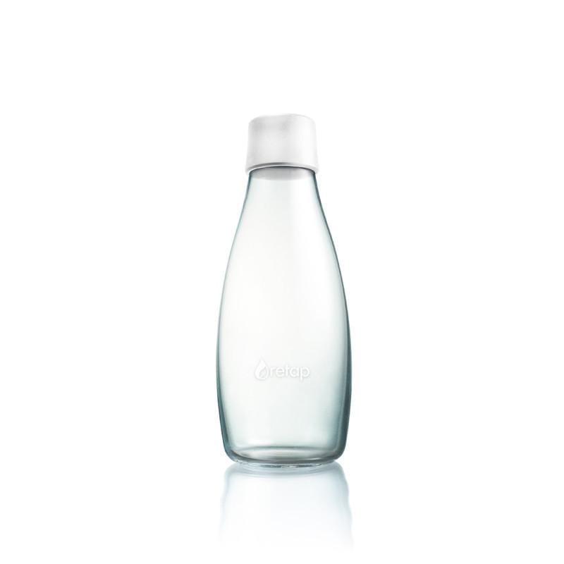 極輕、無毒、耐熱隨身玻璃水瓶(500ml) - 雪白Frosted White