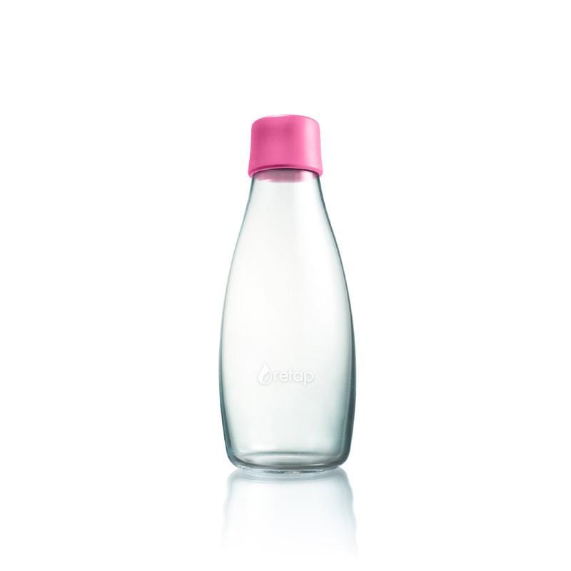 極輕、無毒、耐熱隨身玻璃水瓶(500ml) - 桃粉Pink