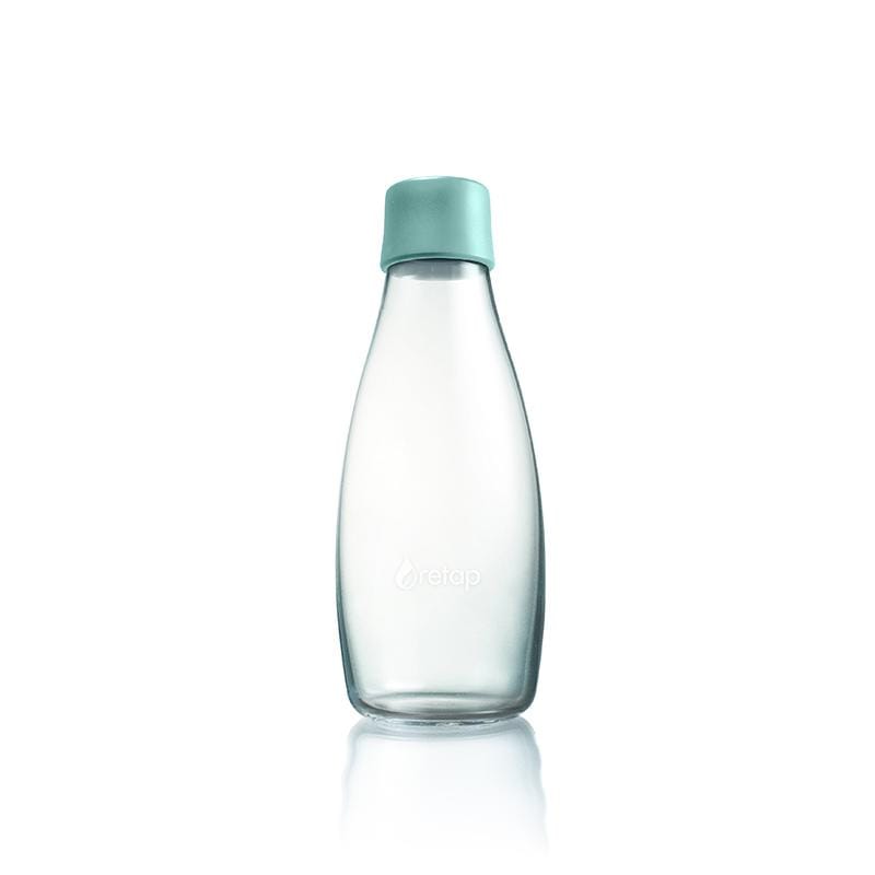 極輕、無毒、耐熱隨身玻璃水瓶(500ml) - 薄荷綠Mint Blue