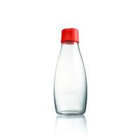 極輕、無毒、耐熱隨身玻璃水瓶(500ml) - 火焰紅Red