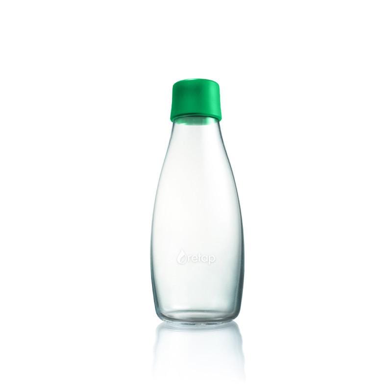 極輕、無毒、耐熱隨身玻璃水瓶(500ml) - 森林綠Strong Green