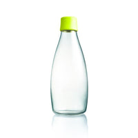 極輕、無毒、耐熱隨身玻璃水瓶(800ml) - 檸檬黃Lemon Lime