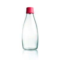 極輕、無毒、耐熱隨身玻璃水瓶(500ml) - 莓紅Raspberry Red