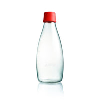 極輕、無毒、耐熱隨身玻璃水瓶(800ml) - 火焰紅Red