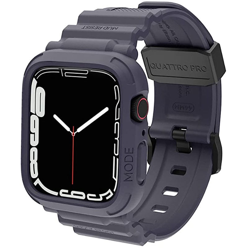 Apple Watch 7  Quattro Pro柔韌透氣耐磨TPU一體成形軍規錶帶 41mm/45mm