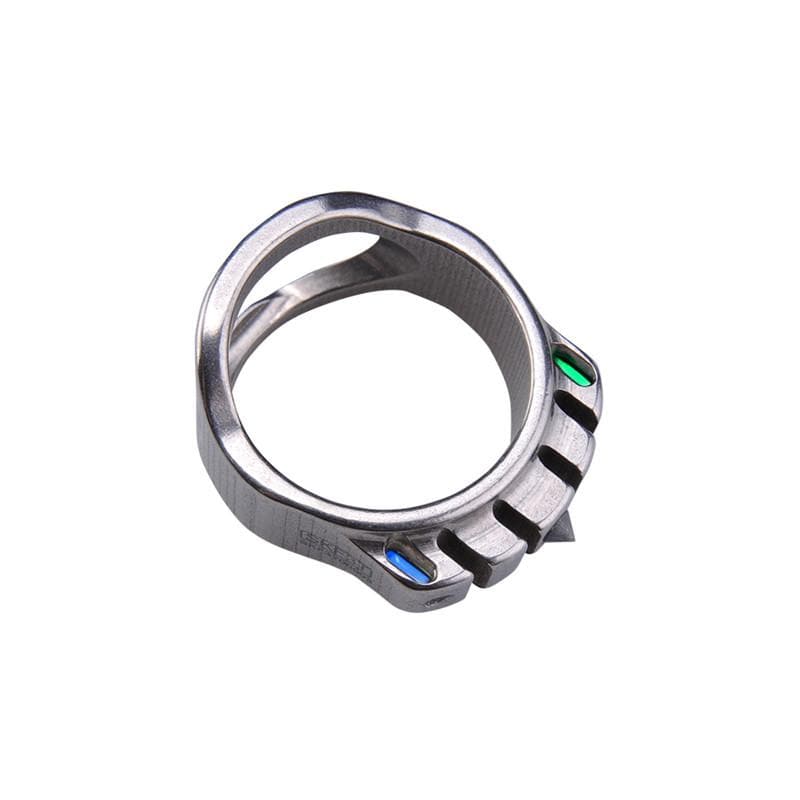 SKF3T鈦金屬戰術發光戒指（附墜飾）