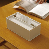 多功能磁吸壁掛/桌上下降式沉蓋面紙盒