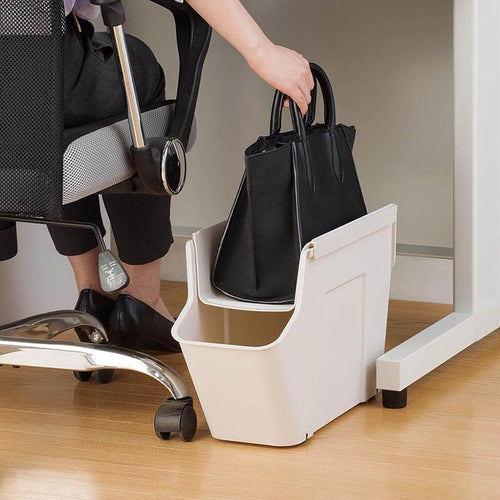 FitsWORK 桌下型移動式辦公包包雙層置物架