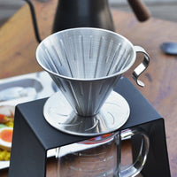 悶蒸十五系列 URien 18-8不鏽鋼咖啡濾杯(1-4人份)