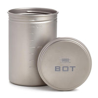 鈦製 1 L 超輕量杯(附蓋可密封攜行） titanium "bot" bottle pot T-427