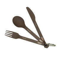 鈦製湯匙刀叉組(超輕量化版/僅38克) titanium knife, spoon, and fork set -ULV T-216