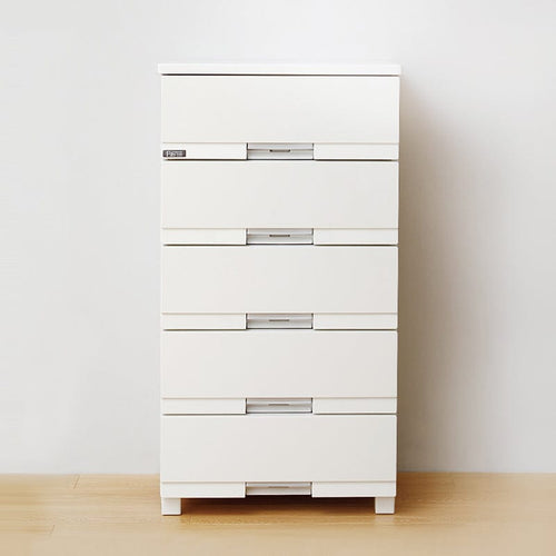 Fits 日製55面寬五層抽屜收納櫃(木質天板)-免組裝