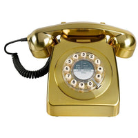60年代復古電話746 - 金黃銅