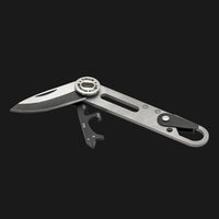 英國多功能8合1刀片工具鑰匙圈Minimalist-吊卡版(TU208K)