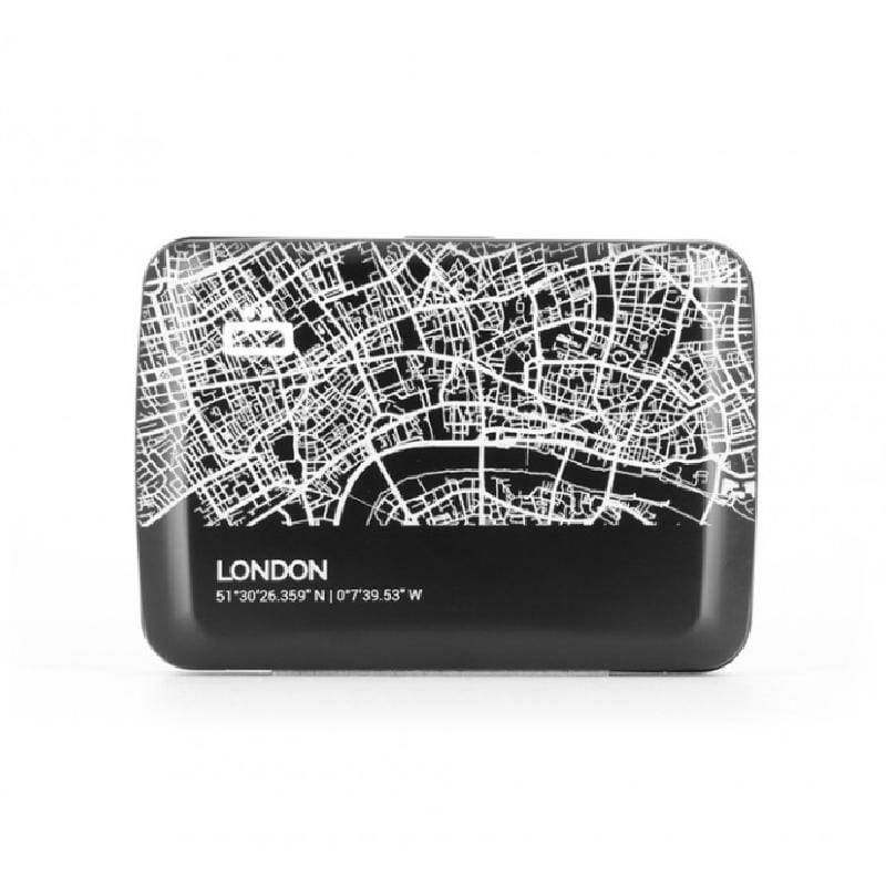 Stockholm V2 RFID安全防盜鋁製錢包－London 倫敦