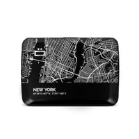 Stockholm V2 RFID安全防盜鋁製錢包－NewYork 紐約