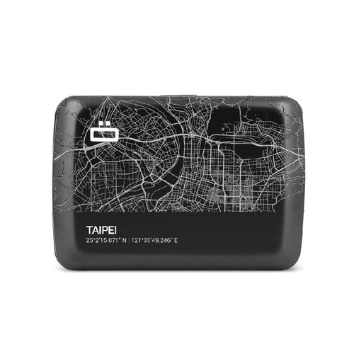 Stockholm V2 RFID安全防盜鋁製錢包－Taipei 臺北