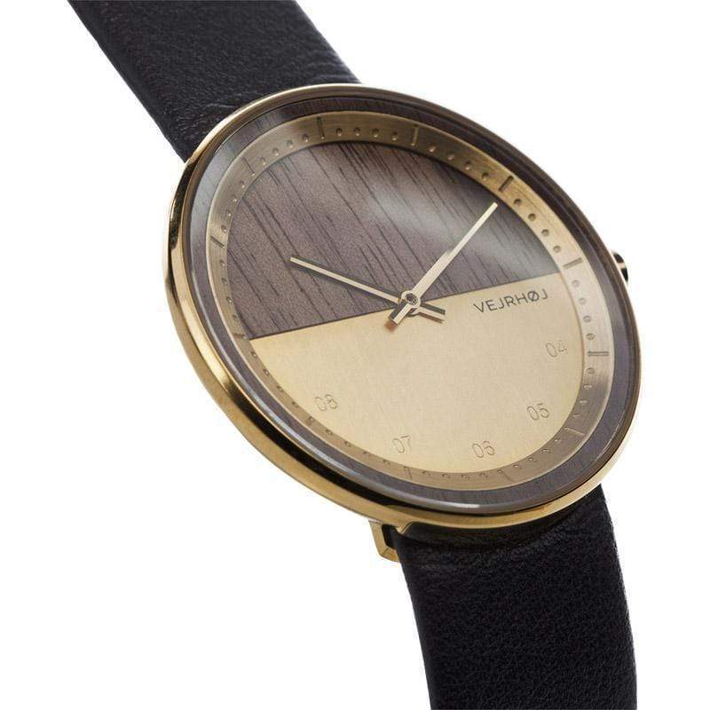 丹麥霍伊經典原木手錶－Element (共五色) - 藍色、金色、黑色
