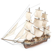 Essex Whaler 埃塞克斯捕鯨船  - 奧克爾木質精品模型套組 | 難易度 : 中