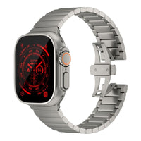 JM 航太級鈦合金 DLC 類鑽碳塗層 Apple Watch 錶帶 (仕紳款)
