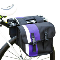 【限量】雙邊大馬鞍包 + 坐墊袋 優惠組合 - 紫色款
