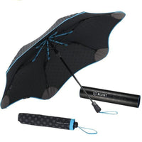 XS_METRO + VIZ  反光折傘－風格藍