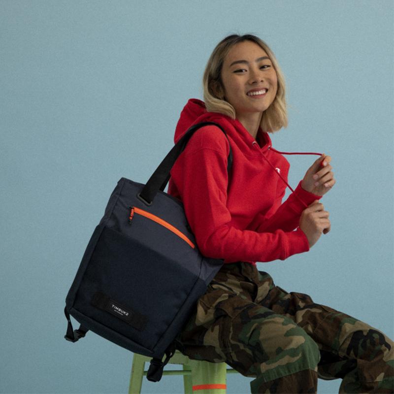 timbuk2 scholar tote bag SCHOLAR TOTE PACK 學院風托特/後背兩用包- 極光藍/灰雙色| Timbuk2 | citiesocial