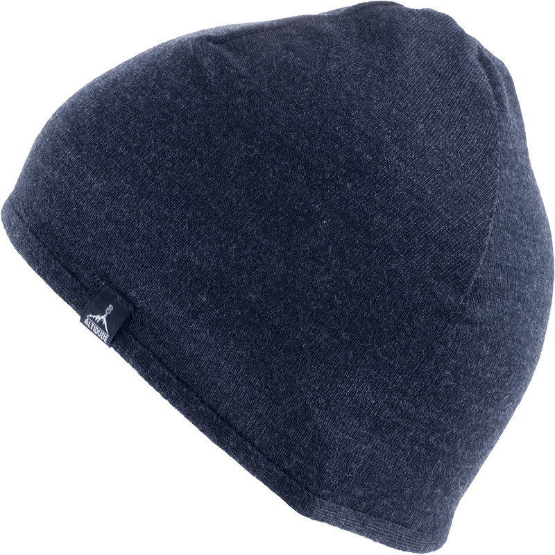美麗諾羊毛帽–Essence雙層顏色個性帽(外:深灰/內:亮灰)