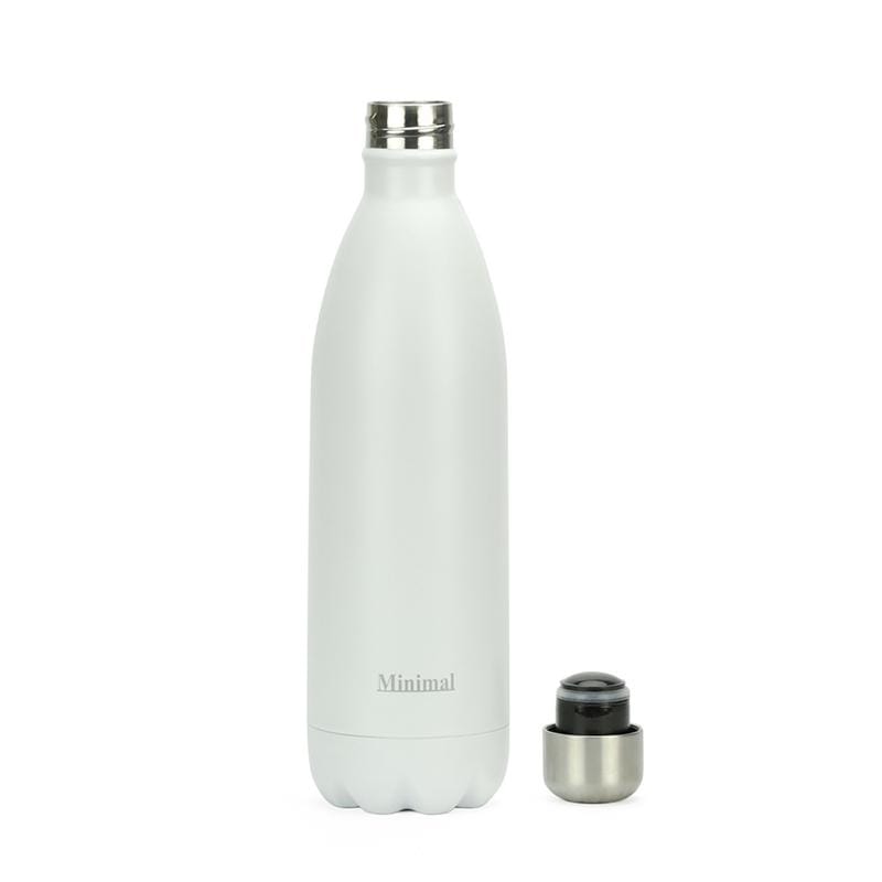 不鏽鋼真空保溫/保冰水瓶 1000ml - 3色