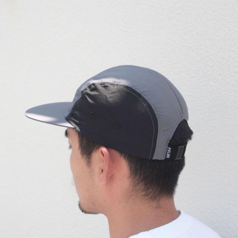 日本限定 -  ARROW FONT 5PANEL NYLON CAP 五分割帽 / 休閒帽 / 黑灰配色