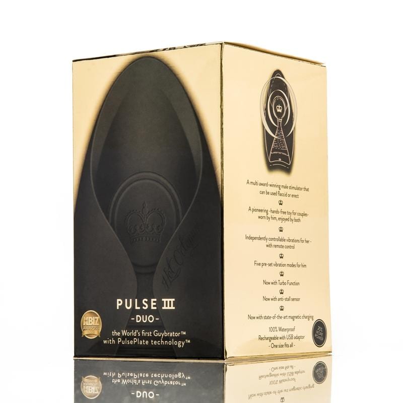 PULSE III Duo 無線遙控震動自慰器 (免費加贈 Play & Joy 潤滑液)
