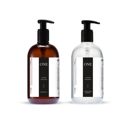 ONE系列 經典組(精華洗髮精500ml+精華沐浴露500ml)
