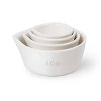 TSP 烘焙陶瓷量杯4件組-米白
