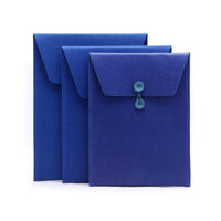 高質感簡約信封式15''文件夾/收納袋 - 寶藍