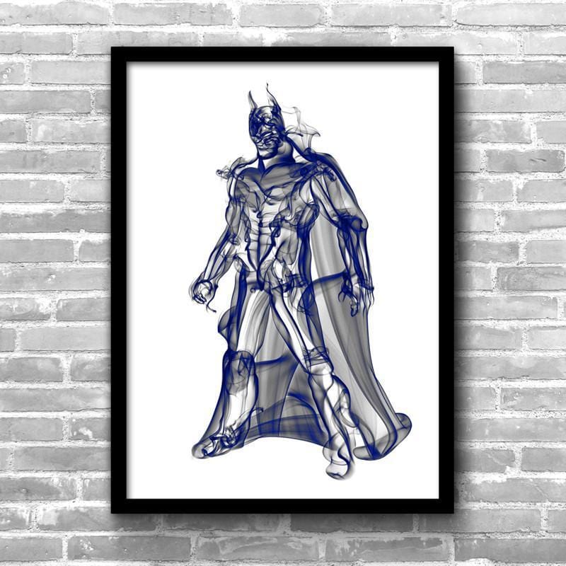 12” x 16”煙霧式肖像海報 – 蝙蝠俠