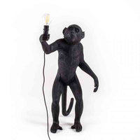 猴子站立造型燈（黑）