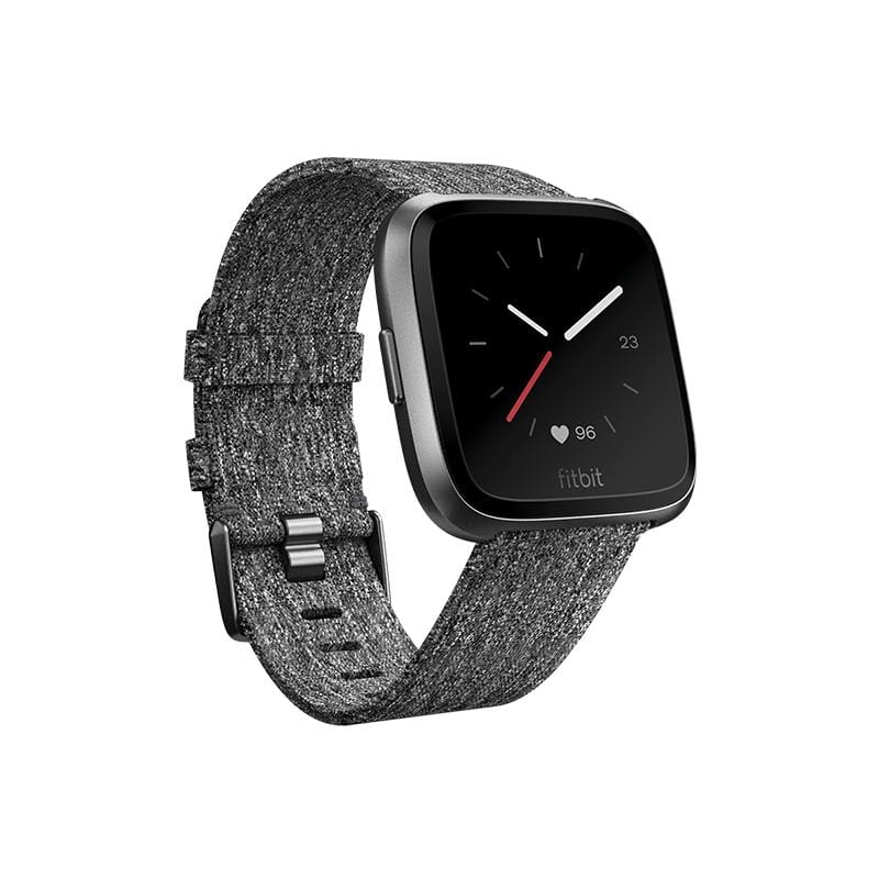 VERSA 智能運動手錶－石磨色框灰編織錶帶