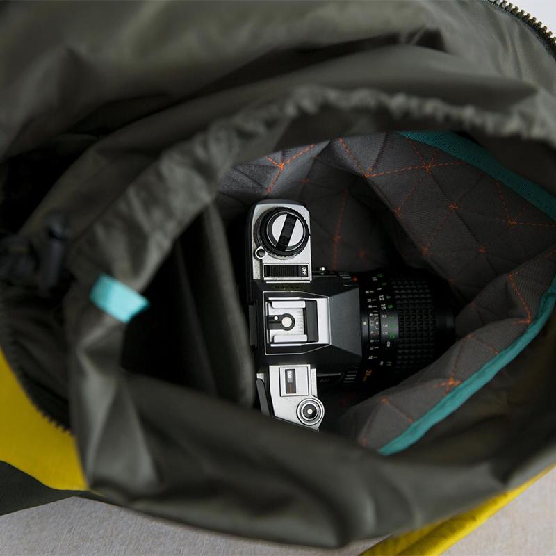 Mirrorless Camera Bag 7L單肩/斜揹 相機包 - 黃綠配色