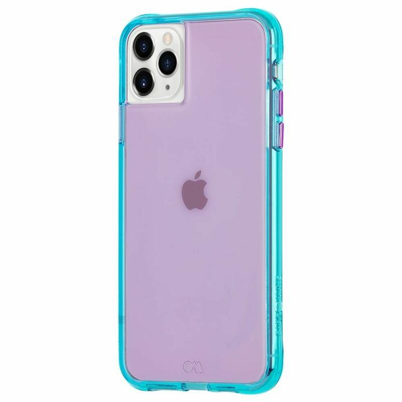 iPhone 11 Tough 強悍防摔手機保護殼 - 霓虹 - 紫/藍綠