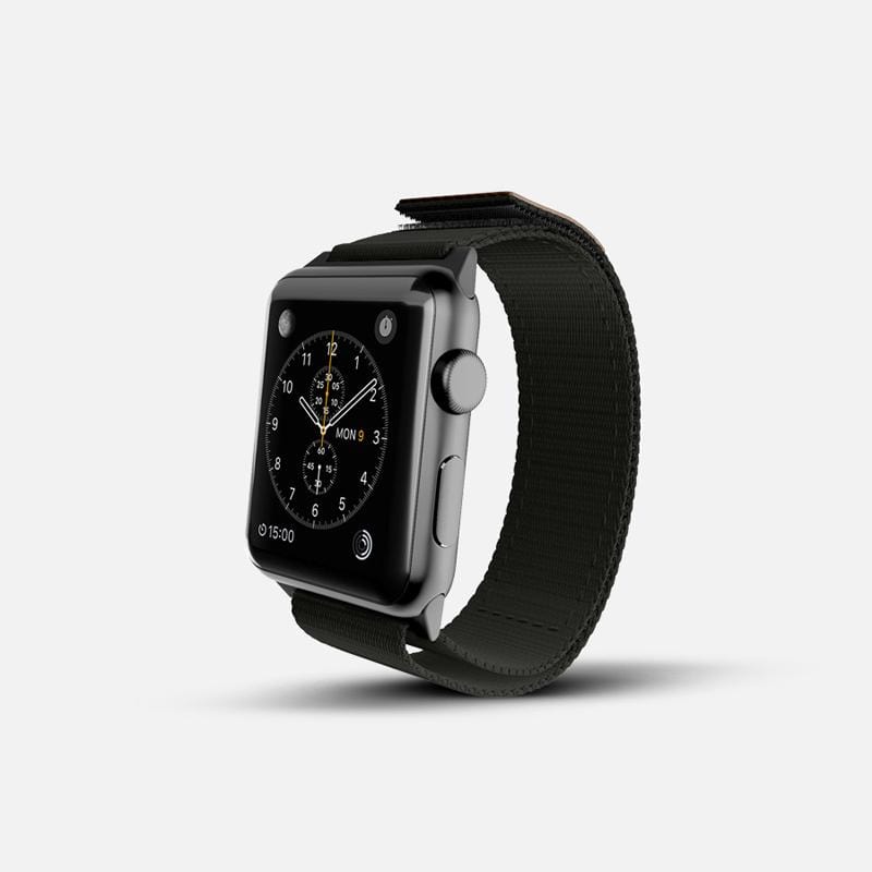 Apple Watch 尼龍運動錶帶 - 黑