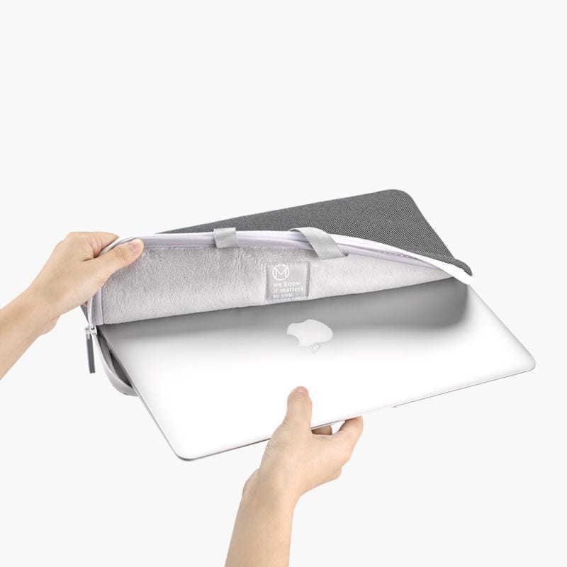 Blanc MacBook 12吋 2Way可手提保護袋 - 沉靜藍