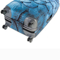 行李箱防塵套 – 藍羽 (L號 27 - 30 吋)