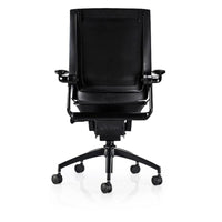 獨家專利 ABT 彈性椅背 Bodyflex 椅 - 全黑款(辦公椅系列)
