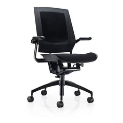 KOPLUS - 獨家專利 ABT 彈性椅背 Bodyflex 椅 - 全黑款(辦公椅系列)