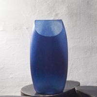 玻璃月型口扁平花器 (9號)  - 計4色