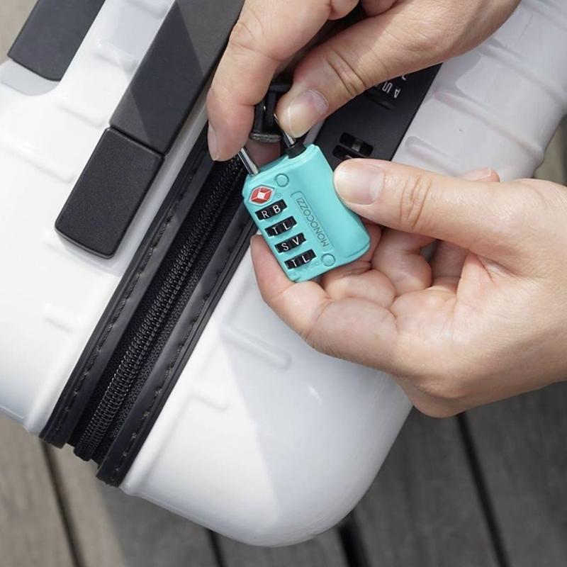 TSA LETTERS LUGGAGE LOCK 字母海關鎖 - 水藍(MONO-B-LETLOCK-BLU) | MONOCOZZI ...