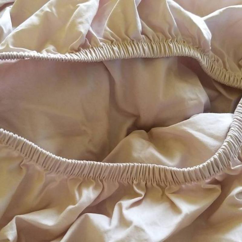 單人石英粉100%有機棉床包枕套組