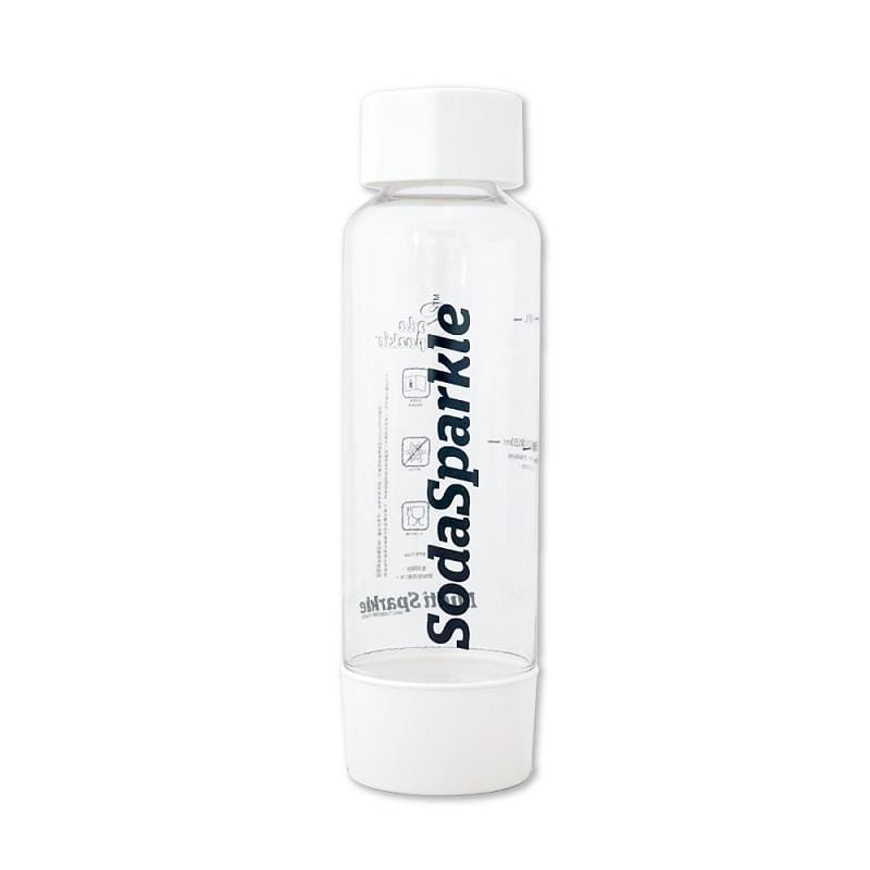 舒打健康氣泡水機配件 -特調款專用TRITAN氣泡瓶1L(白)